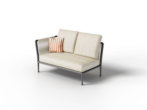 2-местный угловой садовый диван