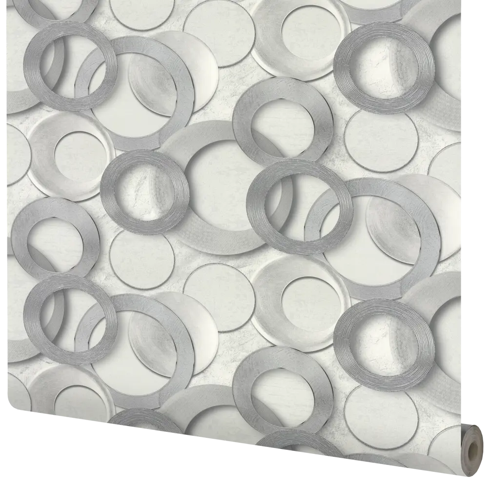 Обои флизелиновые Wall Decor Турин серые 1.06 м 75156-14 85310369 STLM-2086188
