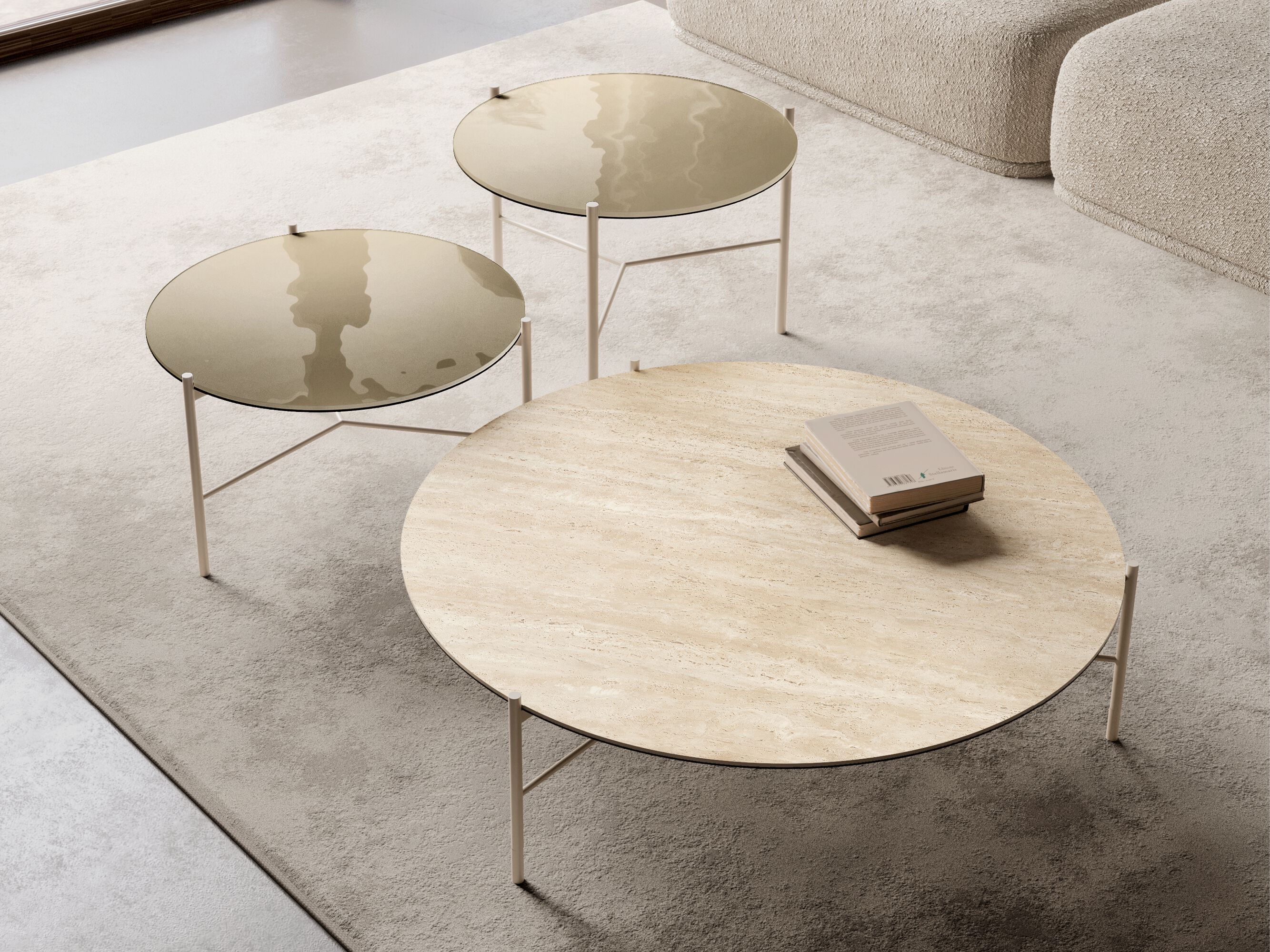 Круглый керамический журнальный столик EFORMA JACK ARCH-00127419 - Вид №3