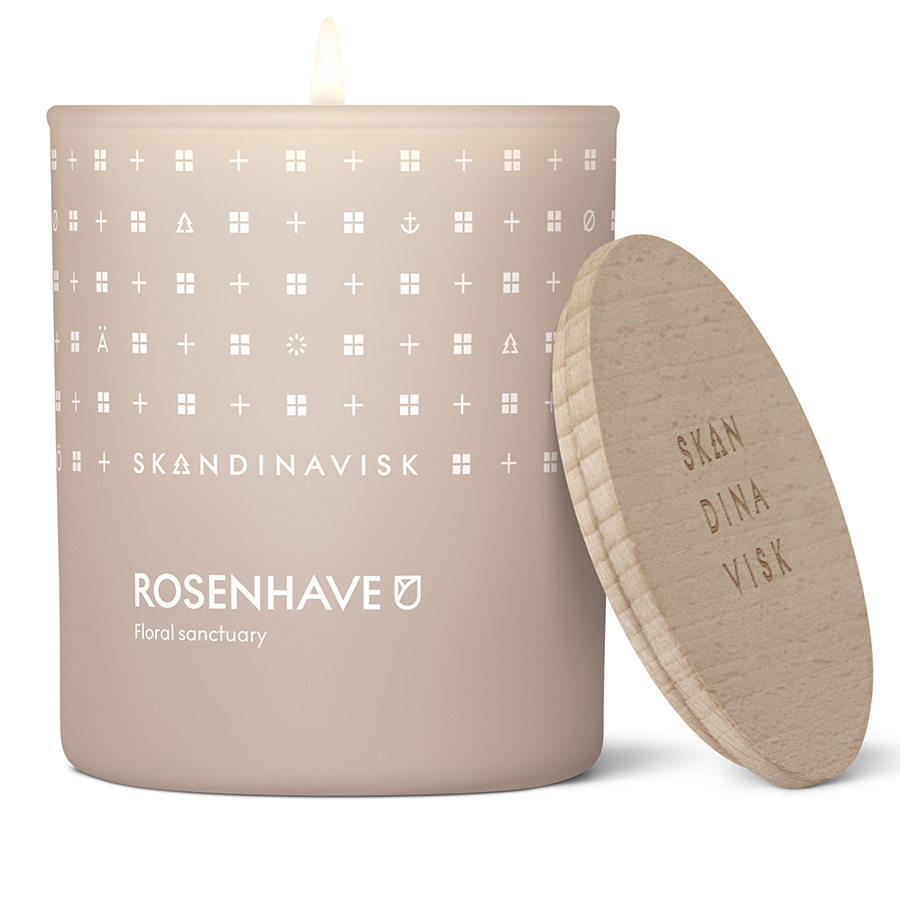 SK20110 Свеча ароматическая rosenhave с крышкой, 200 г (новая) S K A N D I N A V I S K  - Вид №4