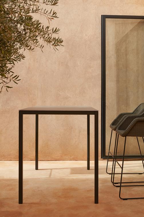 MNST1184 Высокие Обеденный стол pca white f8 130см x 75см Manutti Quarto - Вид №1