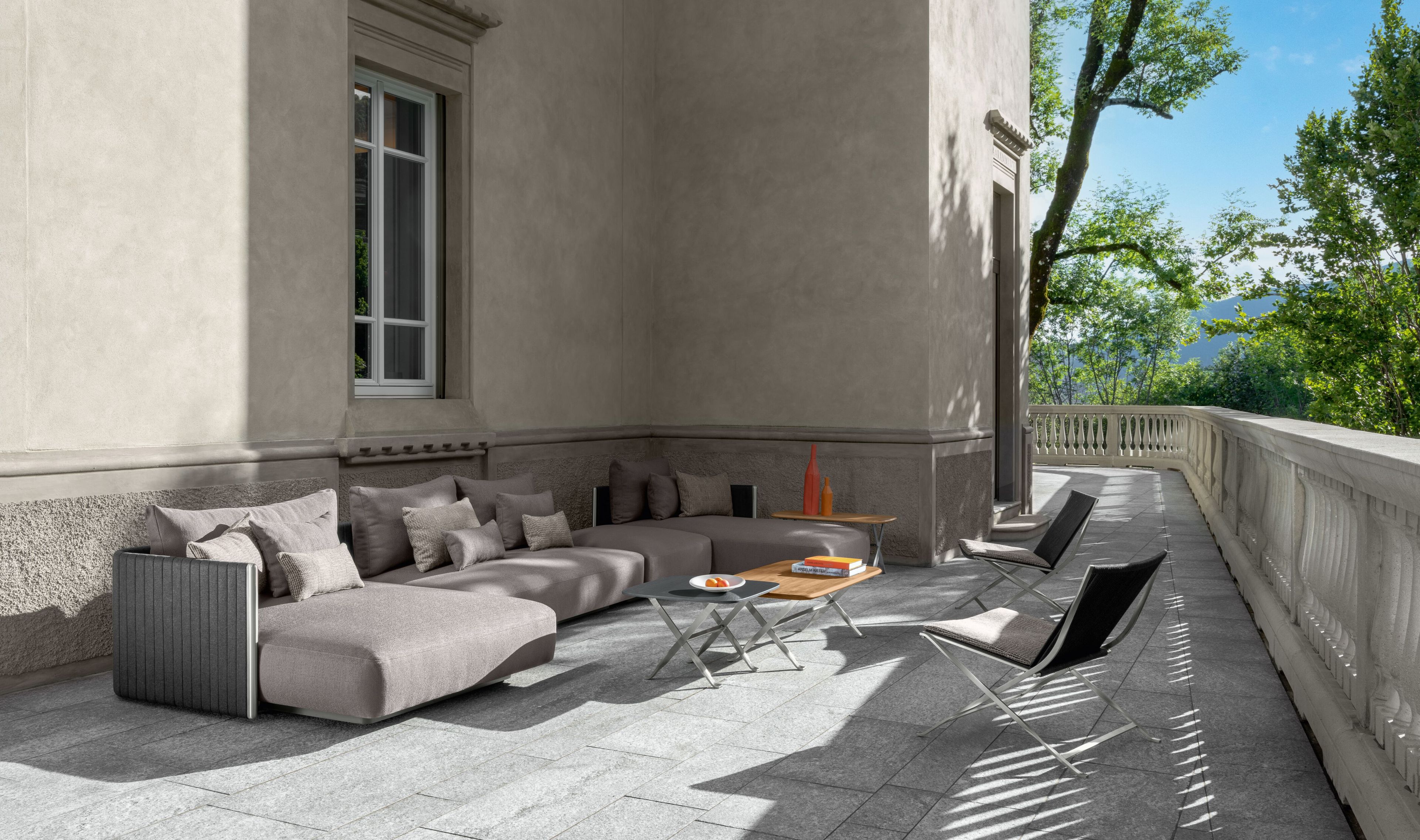 Морской веревочный складной садовый стул Talenti George ARCH-00065193 - Вид №2