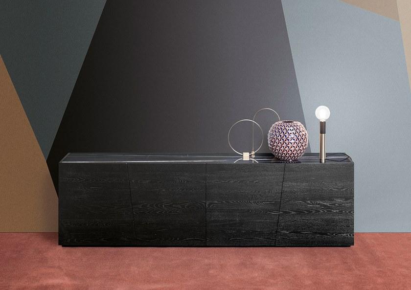 Devina Nais Комод с распашными дверцами и ящиками из массива дерева Unika sun-id-1446945 - Вид №4