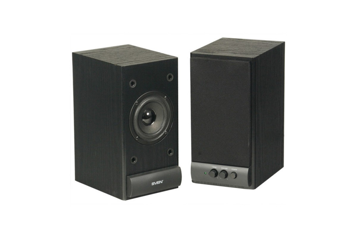 SV-0120609BK Колонки деревянные ас sps-609 (10 вт), чёрный Sven Santreyd  - Вид №1