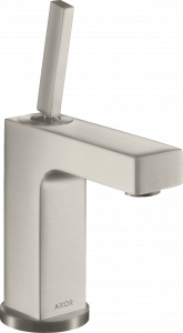 39010800 Смеситель для раковины 110, однорычажный, со стержневой ручкой и сливным гарнитуром AXOR CITTERIO