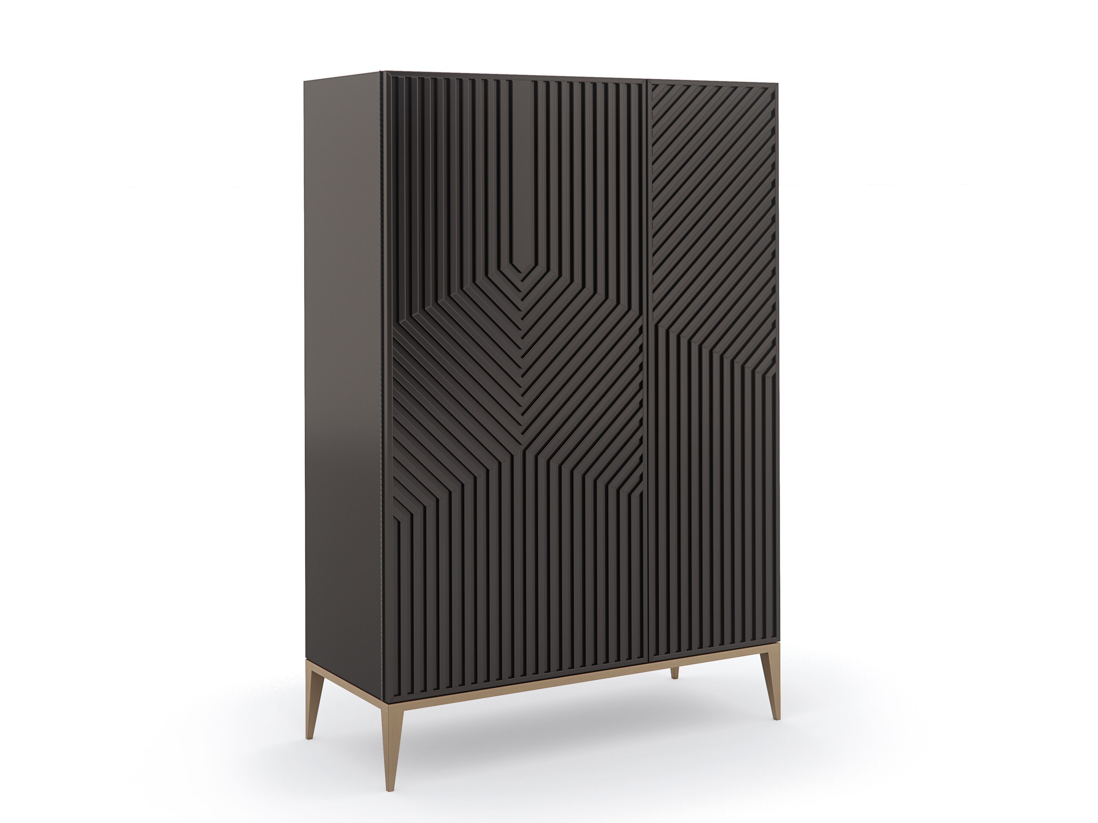 Деревянный шкаф с распашными дверцами Caracole OUT OF LINE ARCH-00014022