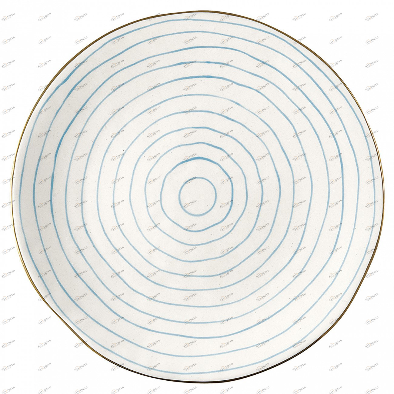 Блюдо "Sally pale blue" LE-VILLAGE SALLY 224439 Белый 