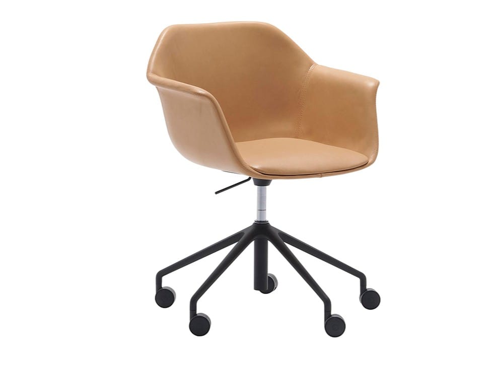 5-спицевое вращающееся офисное кресло с колесами Andreu World ARCH-00042542 - Вид №1