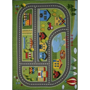 Ковер полиамид Карта города 170 150x200 см цвет мультиколор