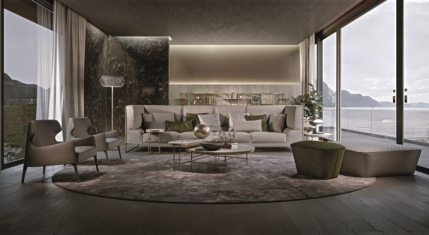 Frigerio Salotti Секционный кожаный диван Cloud sun-id-1499358 - Вид №3