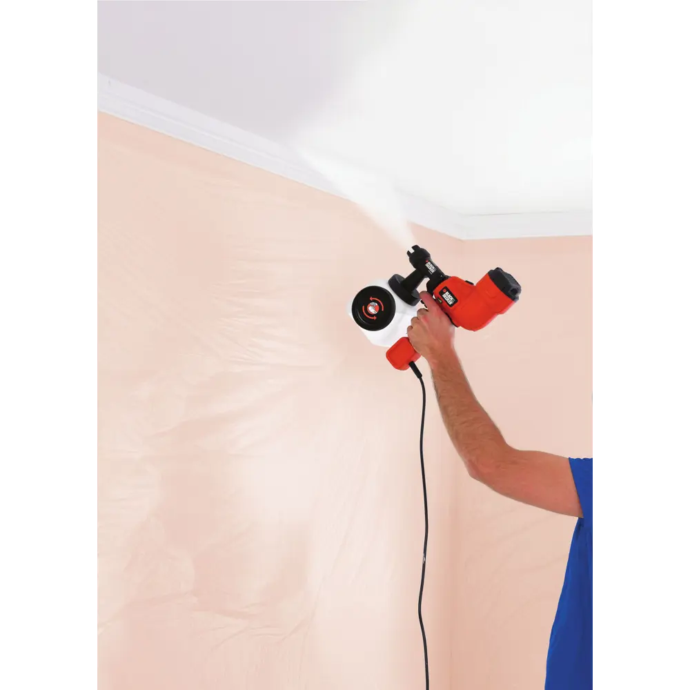 Краскопульт сетевой Black + Decker HVLP200 B D, 400 Вт, 340 мл/мин STLM-2115457 - Вид №4