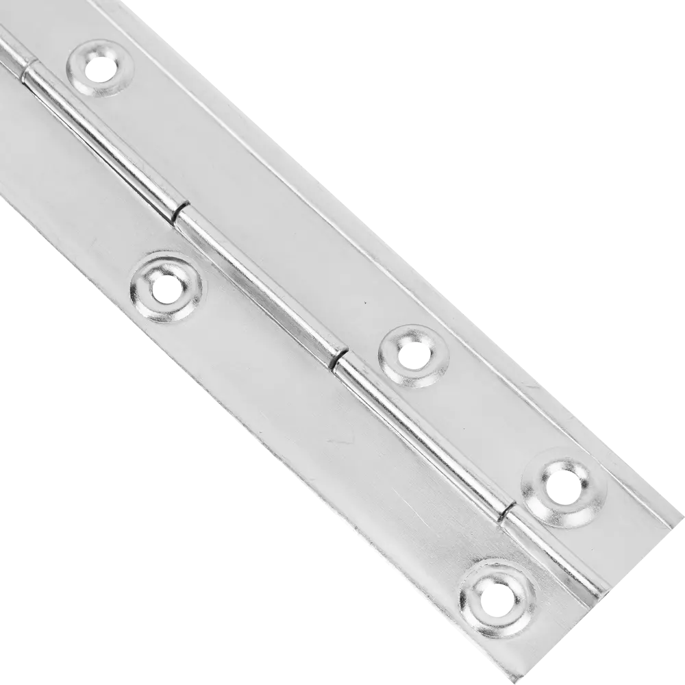 Петля рояльная 500 мм сталь цвет цинк Jet STLM-2023132 - Вид №1