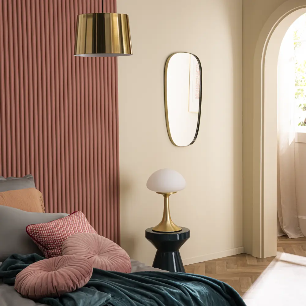 Зеркало декоративное KREAFORTA Glam Brass овальное 40x78 см металл цвет золотистый 89451069 STLM-2181402  - Вид №8