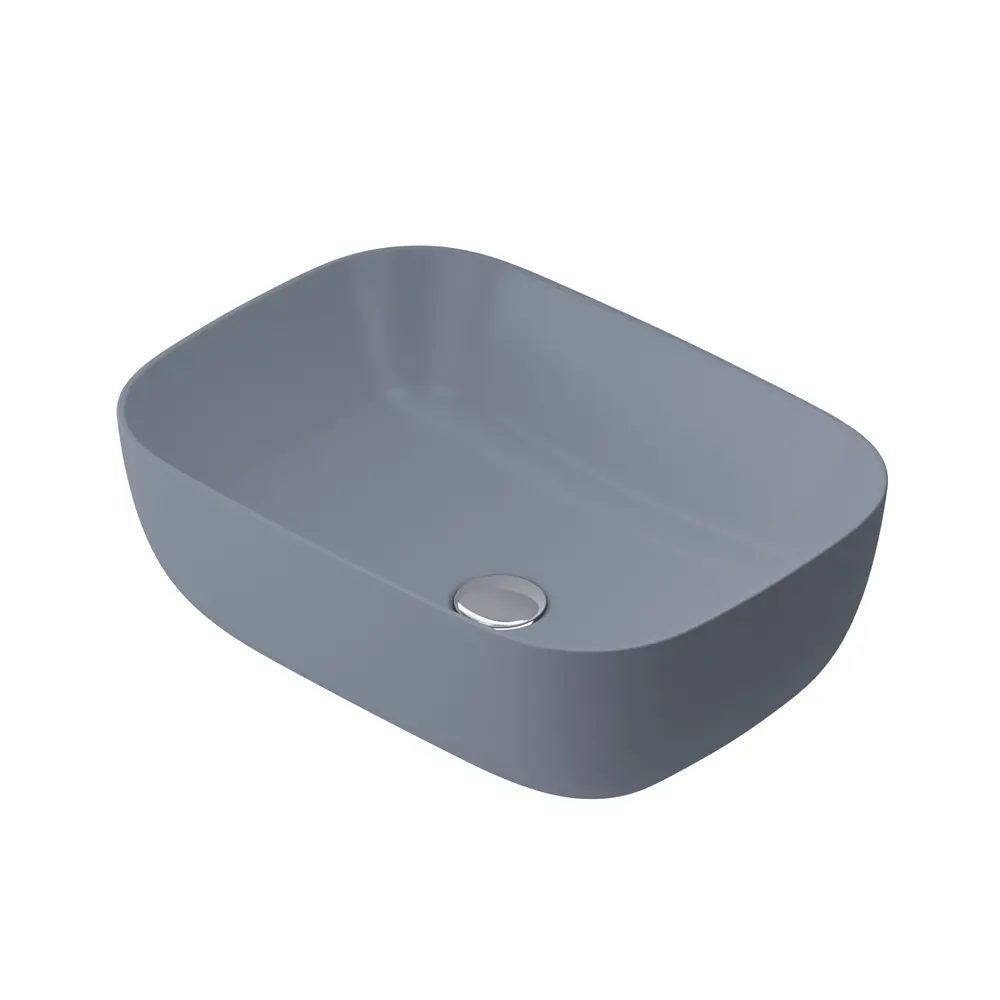 87021103 Раковина AM.PM Struktura накладная 45 см матовая керамика цвет серый STLM-0072802 - Вид №2
