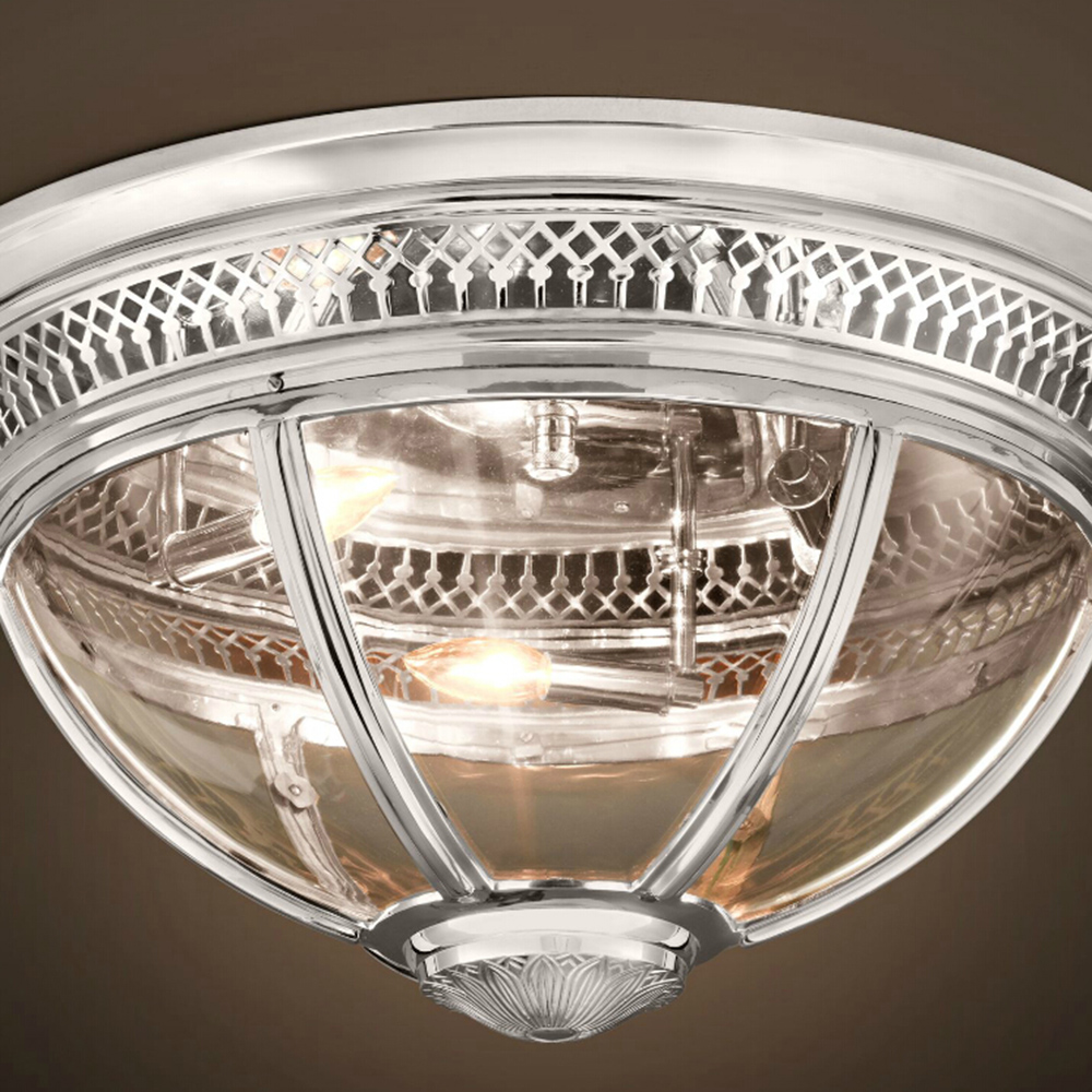 Потолочный светильник Residential 4 nickel от Delight Collection KM0115C-4S nickel DELIGHT COLLECTION ДИЗАЙНЕРСКИЕ 244401 Никель;прозрачный  - Вид №2