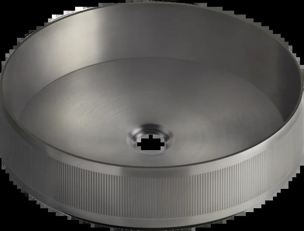 Умывальник 65601 239 Gessi Venti20 ПОЧИЩЕННАЯ ЩЕТКОЙ СТАЛЬ