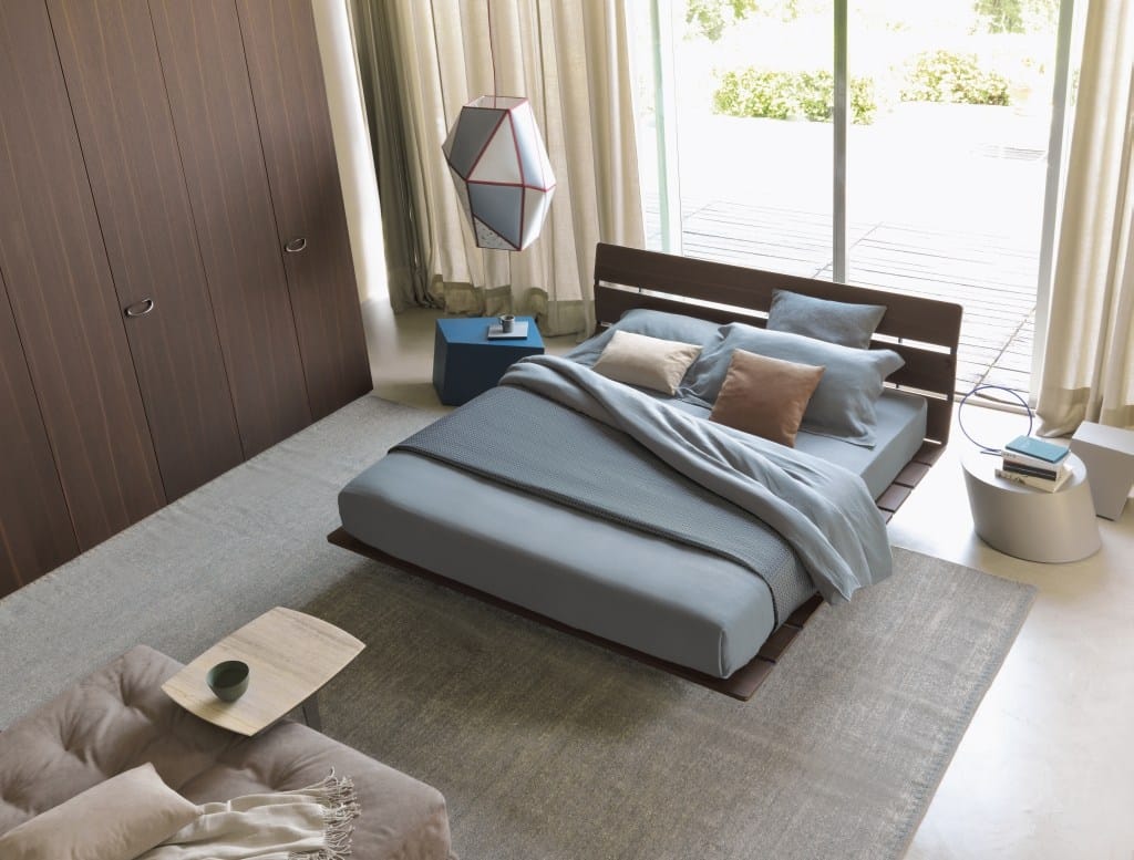 Кровать в восточном стиле с колесами Flou ARCH-00084851 - Вид №7