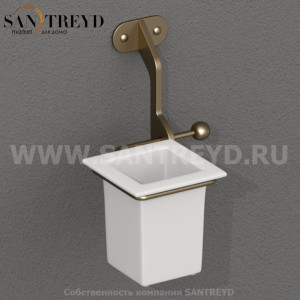 741093 Стакан для зубных щёток, цвет Бронзовый Kerasan ACCESSORIES Италия