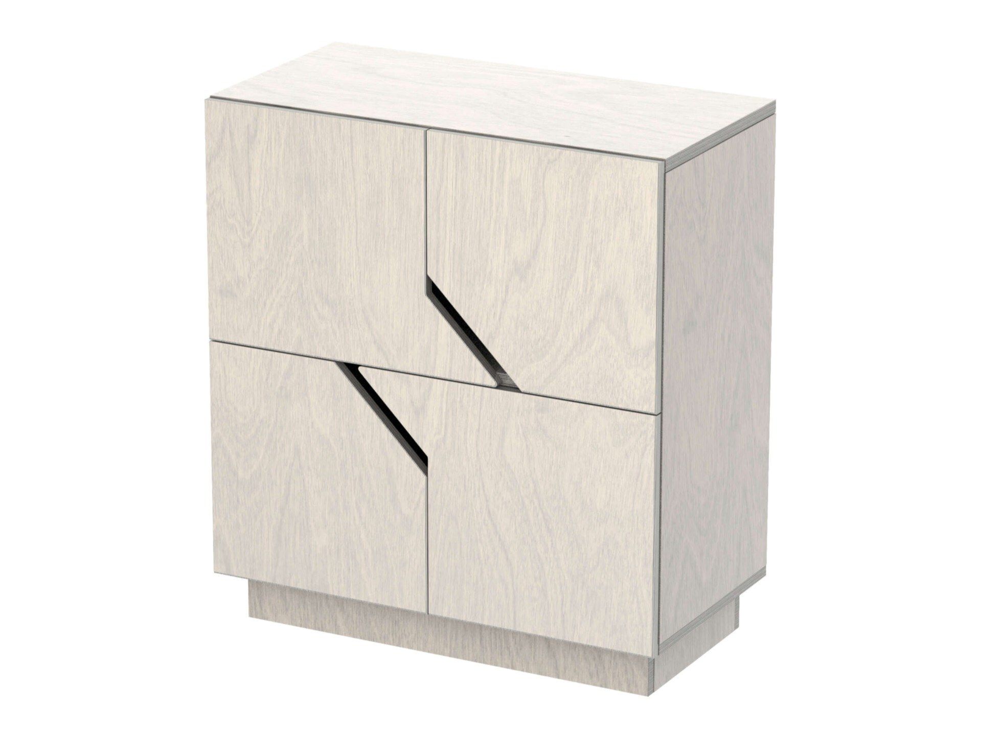 Березовый шкаф с распашными дверцами Radis Лабиринт ARCH-00066591 - Вид №2