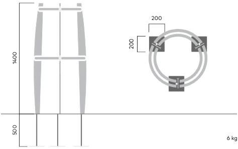VESTRE Защитная решетка для деревьев из оцинкованной стали Urban sun-id-1473472 - Вид №9