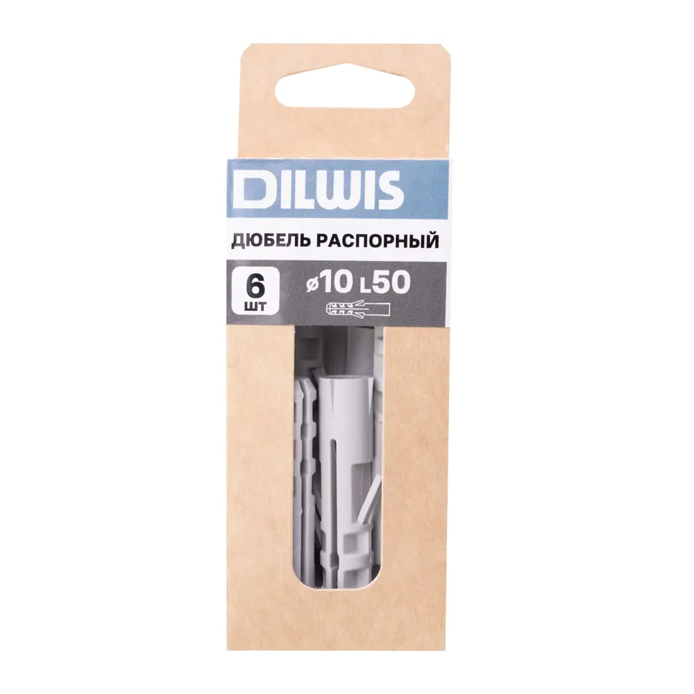 Дюбель распорный нейлоновый Dilwis 10x50мм 6 шт. 89449709 STLM-2125902  - Вид №5