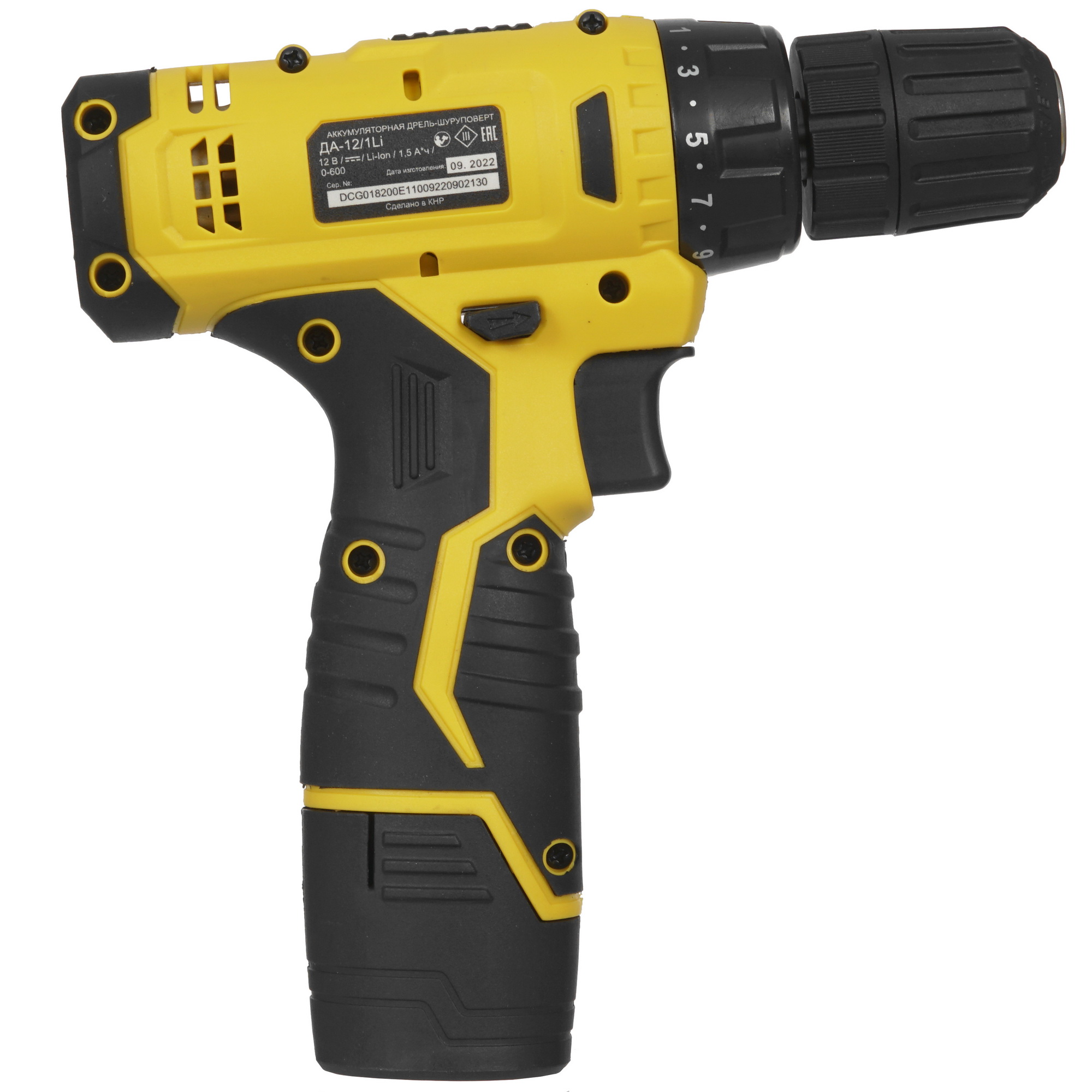 Дрель-шуруповерт Eurolux ДА-12/1Li 9950663 STDN-0042874 - Вид №1