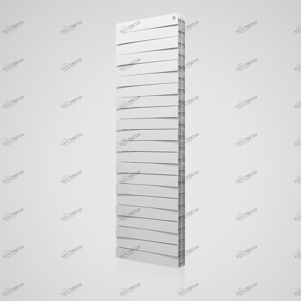 Радиатор биметаллический Royal Thermo PianoForte Tower Bianco Traffico (белый)  - 22 секции sun-id-645971