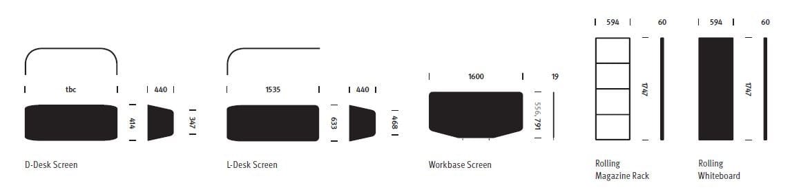 Мобильный офис низкий звукопоглощающий Herman Miller местный ARCH-00083704 - Вид №9