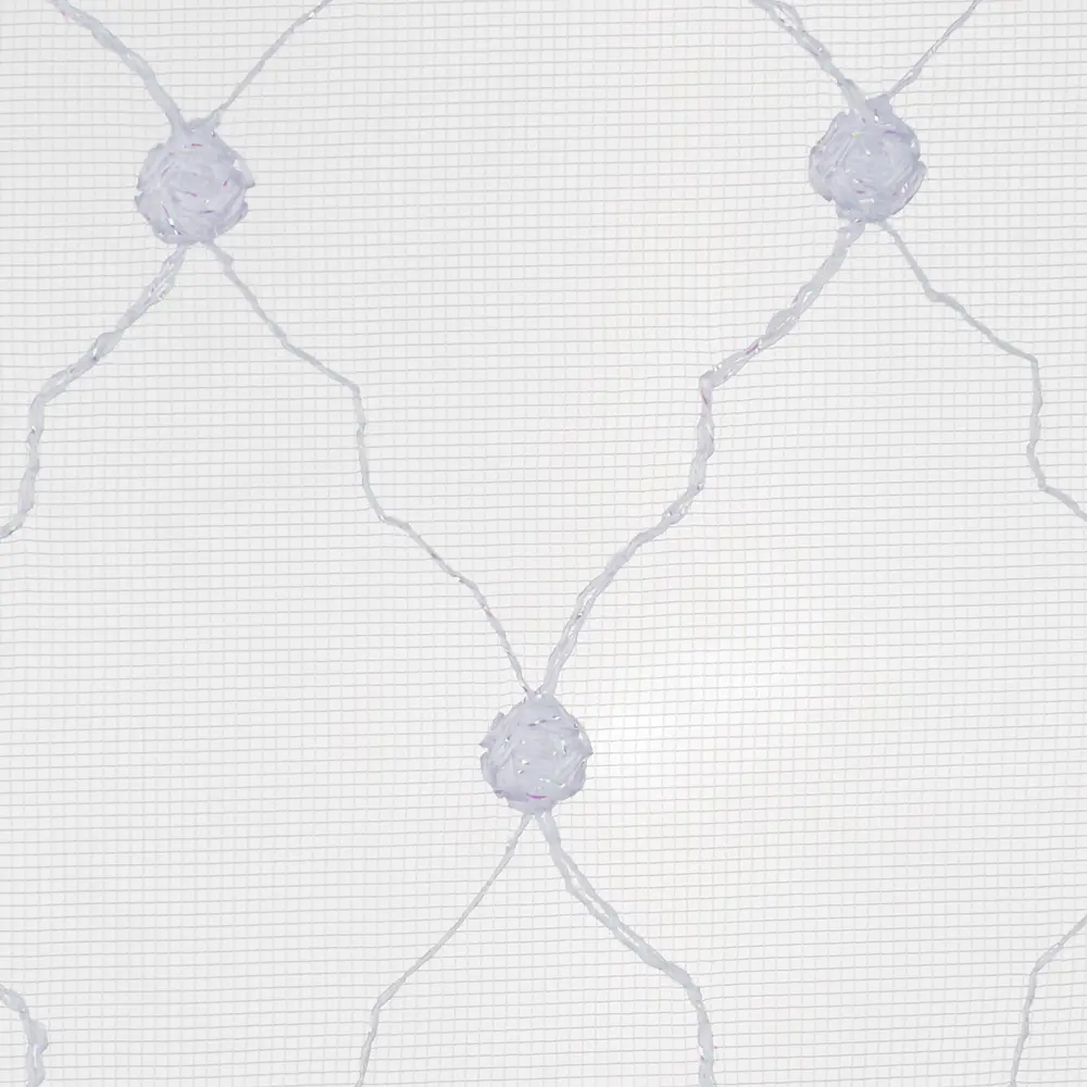 Тюль на ленте «Ромб», 250x260 см, геометрия, цвет белый AMORE MIO STLM-2110027 - Вид №3