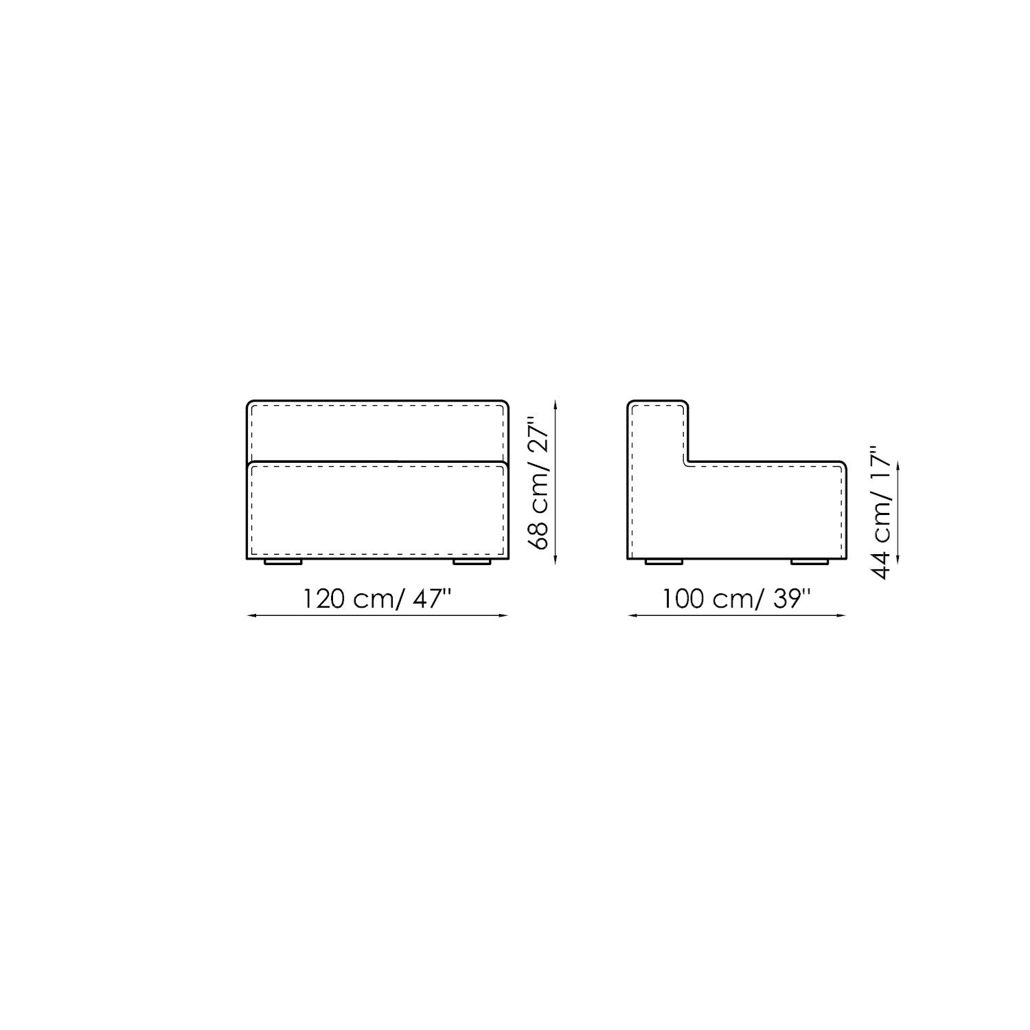 Модульный тканевый диван BONALDO арахис ARCH-00098902 - Вид №65