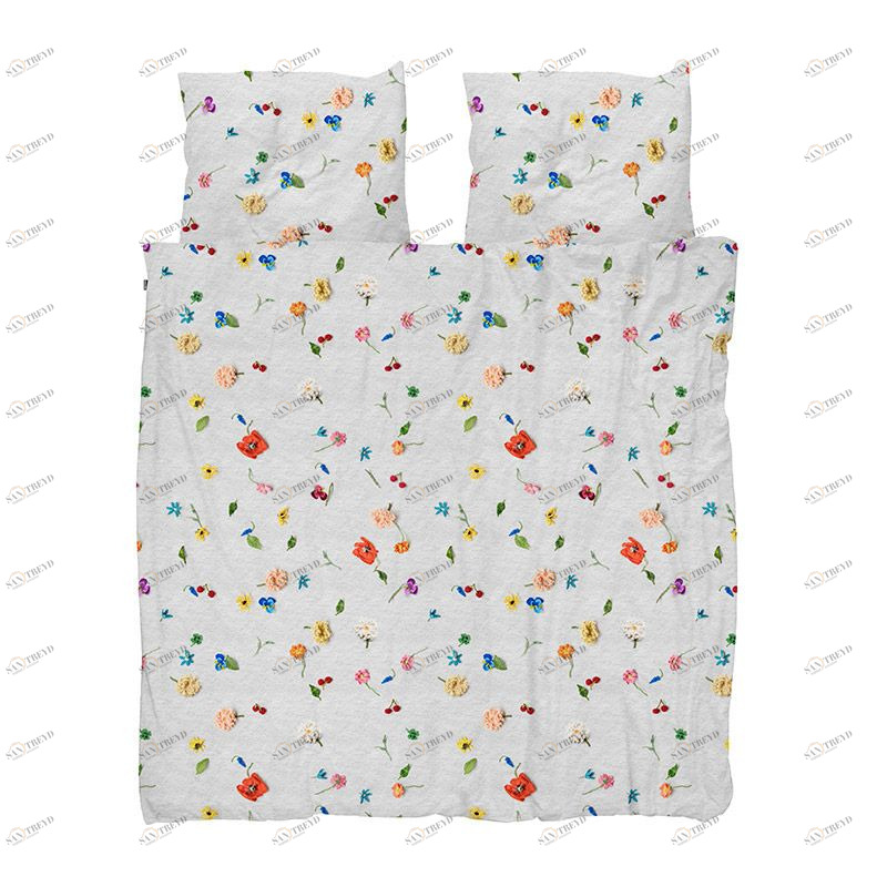 Комплект постельного белья  "Вязанные цветы" 200 х 220 см SNURK KNITTEDFLOWERS200X220CM