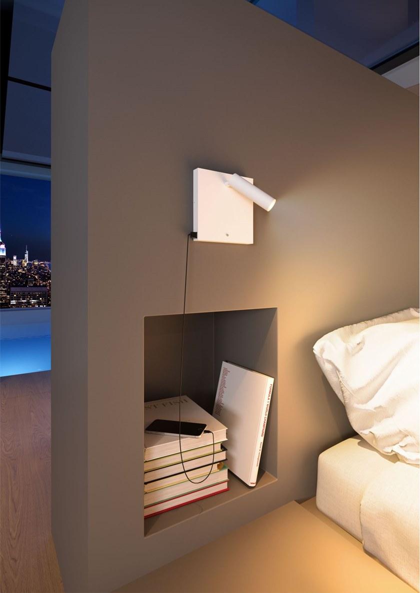 BENEITO FAURE Регулируемый настенный светильник из алюминия с usb sun-id-1514086 - Вид №9