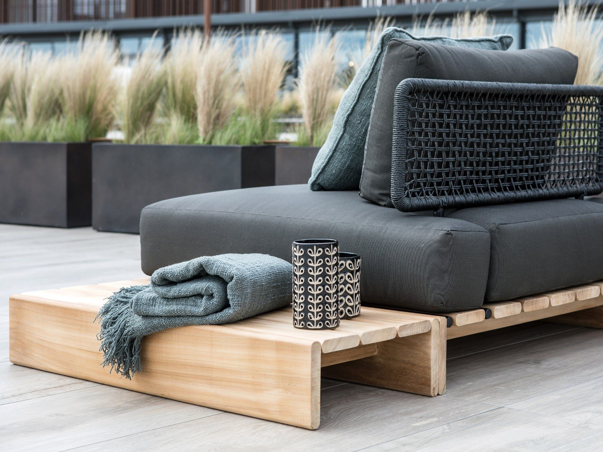 Прямоугольный низкий садовый столик cbdesign Повседневная модульная ARCH-00059358 - Вид №5