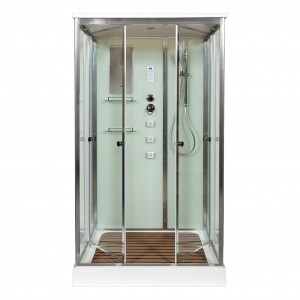 ЕМ4511 L с гидромассажем (гм.) Душевая кабина DETO Серия EM