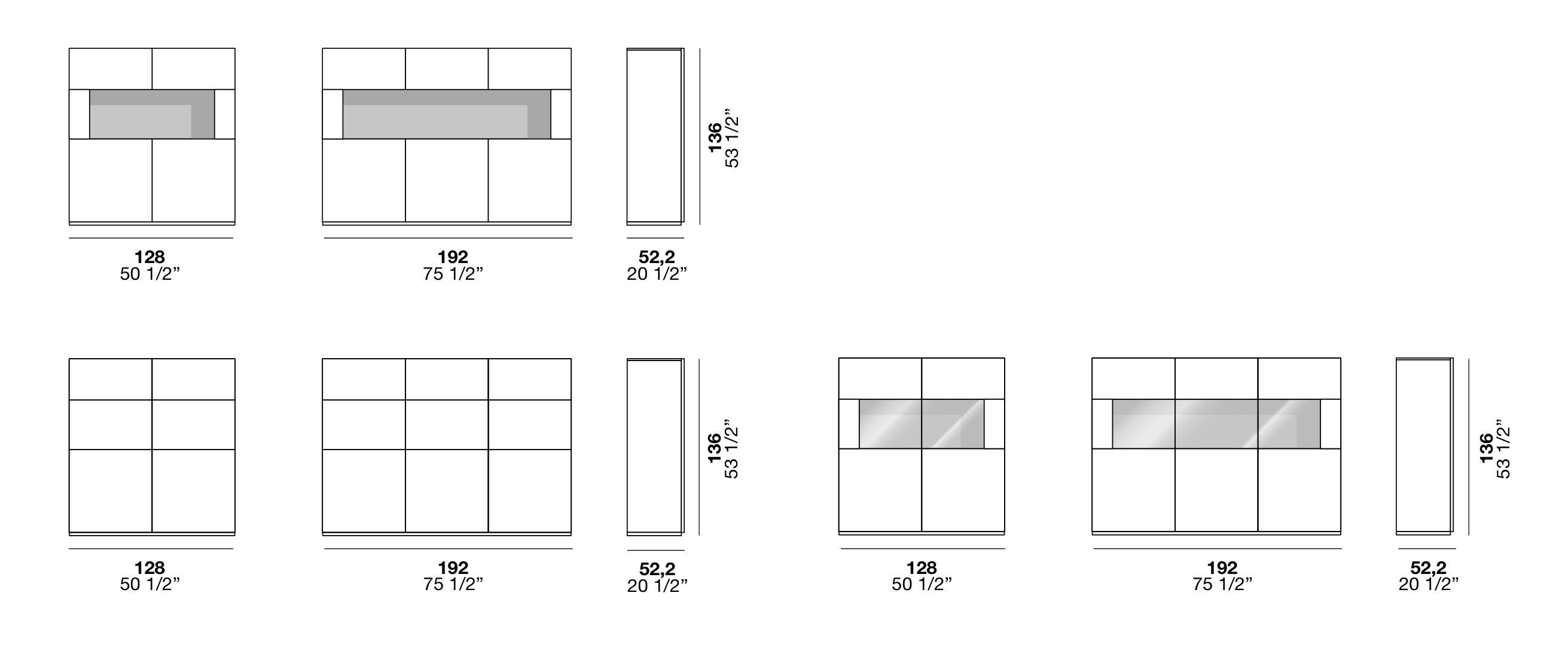 Деревянный шкаф с распашными дверцами Alf DaFrè Metropolis ARCH-00087981 - Вид №12