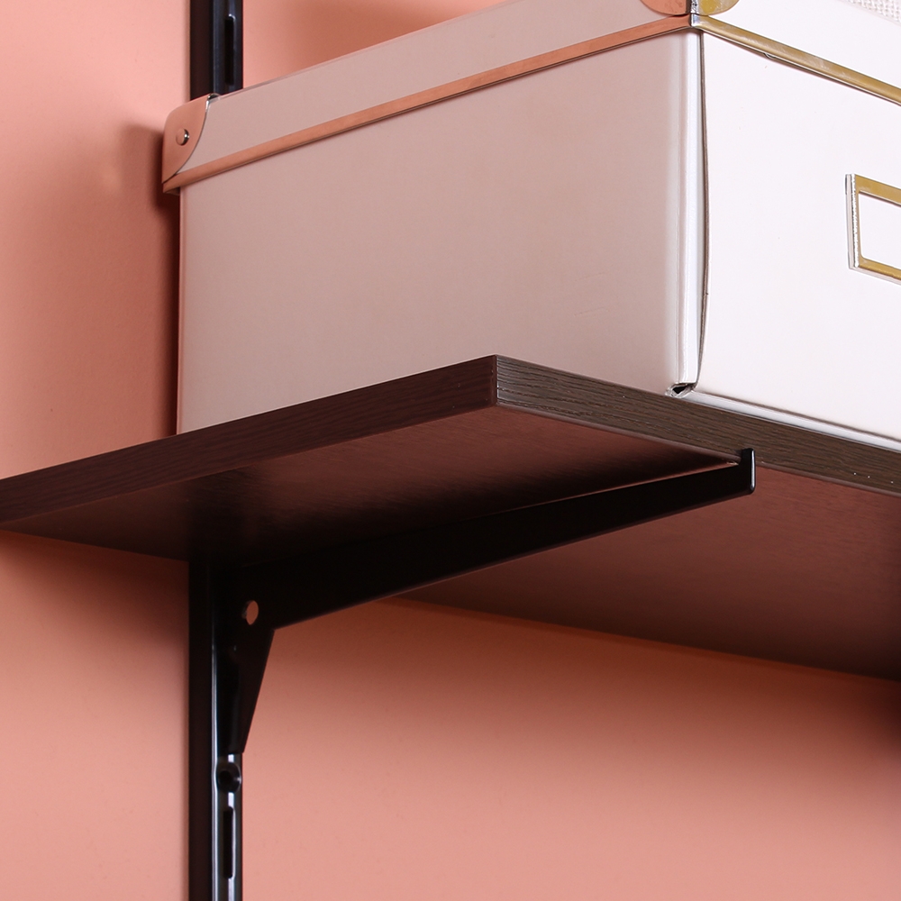 Кронштейн к стеновым стойкам , 165x6x70 мм, черный LJPS0511 Public Steel Россия  - Вид №1