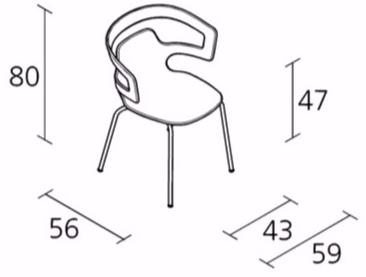 Alias Штабелируемый стул Segesta selinunte sun-id-1387301 - Вид №4