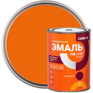 Эмаль ПФ-115 Carbon глянцевая цвет оранжевый 0.8 кг 82739739 STLM-2056803
