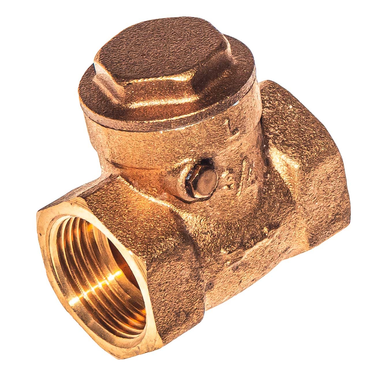 26001 Горизонтальный обратный клапан в/в 1/2, латунь LAB.Space  - Вид №2