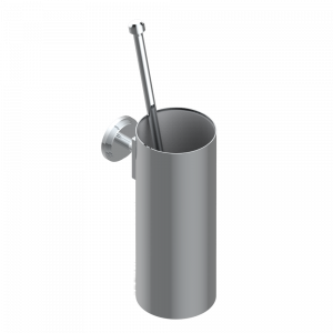 G2I-4720 Стакан настенный и щётка для унитаза Thg-paris Le 9 Nero Marquina Хром