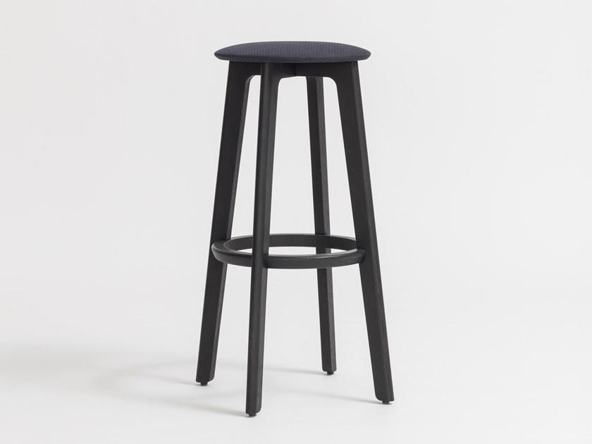 ZEITRAUM Барный стул из массива дерева с подставкой для ног 1.3 sun-id-1427242 - Вид №1