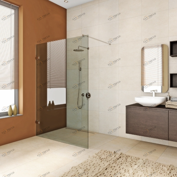 Душевая перегородка в нишу 90x200 GK-861NAITL стекло прозрачное 6 мм GUTEWETTER TREND DOOR 90X200GK861NAITL