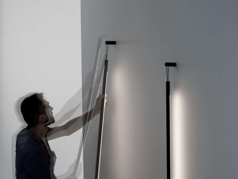 Martinelli Luce Настенный светильник из алюминия Colibrì 1432/ne Colibri - Вид №1