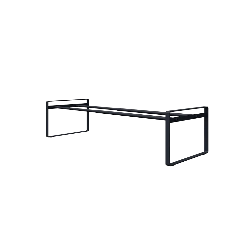 Обувница телескопическая Otto 1 полка 40x70 см металл цвет чёрный 83010180 STLM-2189660 Santreyd 