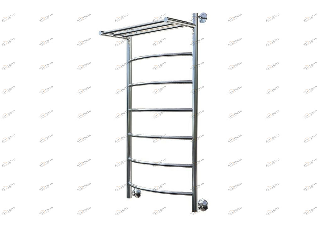 Полотенцесушитель водяной Aquanet Romeo 1000x400, с верхней полкой 00234559