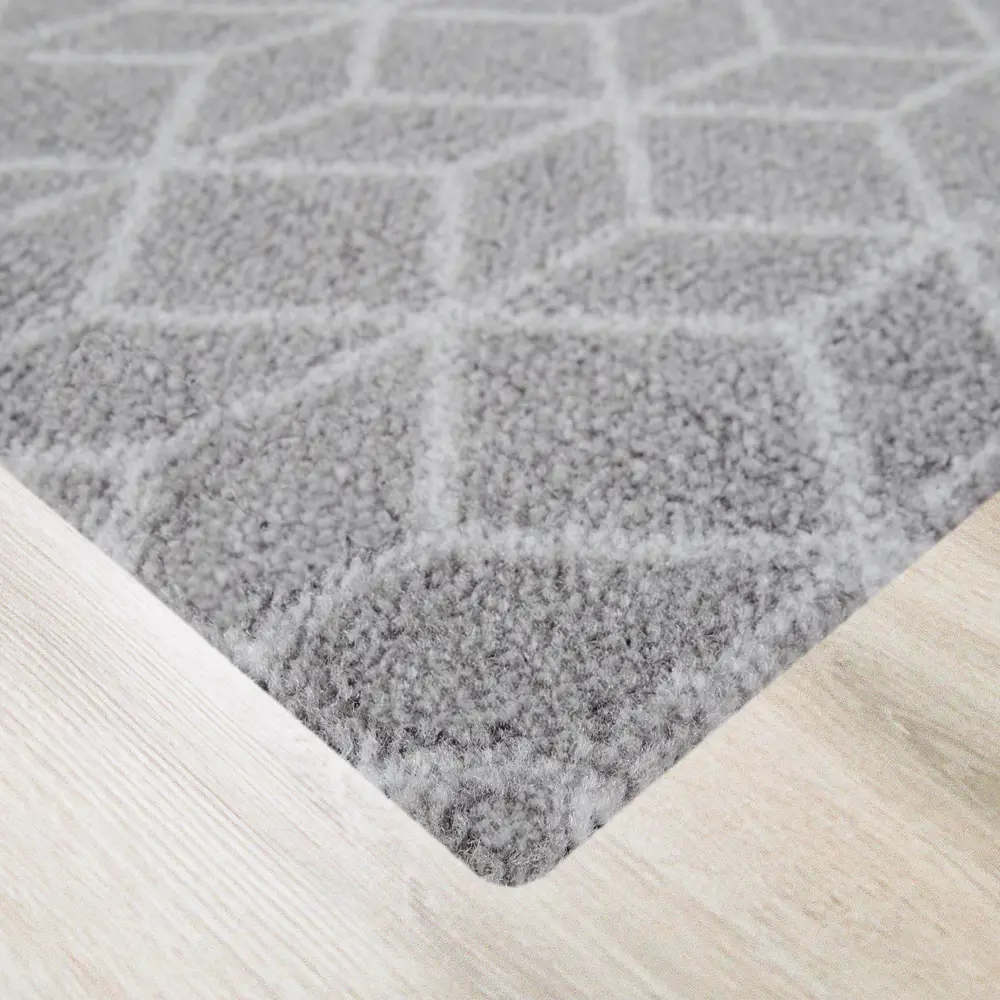 Коврик Венеция 130551 50х80 см нейлон цвет тёмно-серый CTIM STLM-2097379 - Вид №1