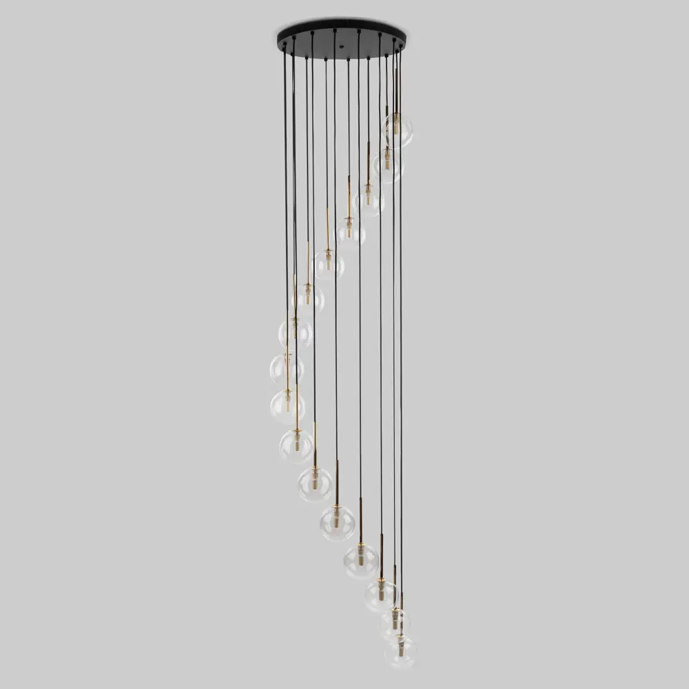 Люстра потолочная Aurora 10182 16 ламп 20 м² цвет черный 89440736 STLM-2060482 TK Lighting  - Вид №1