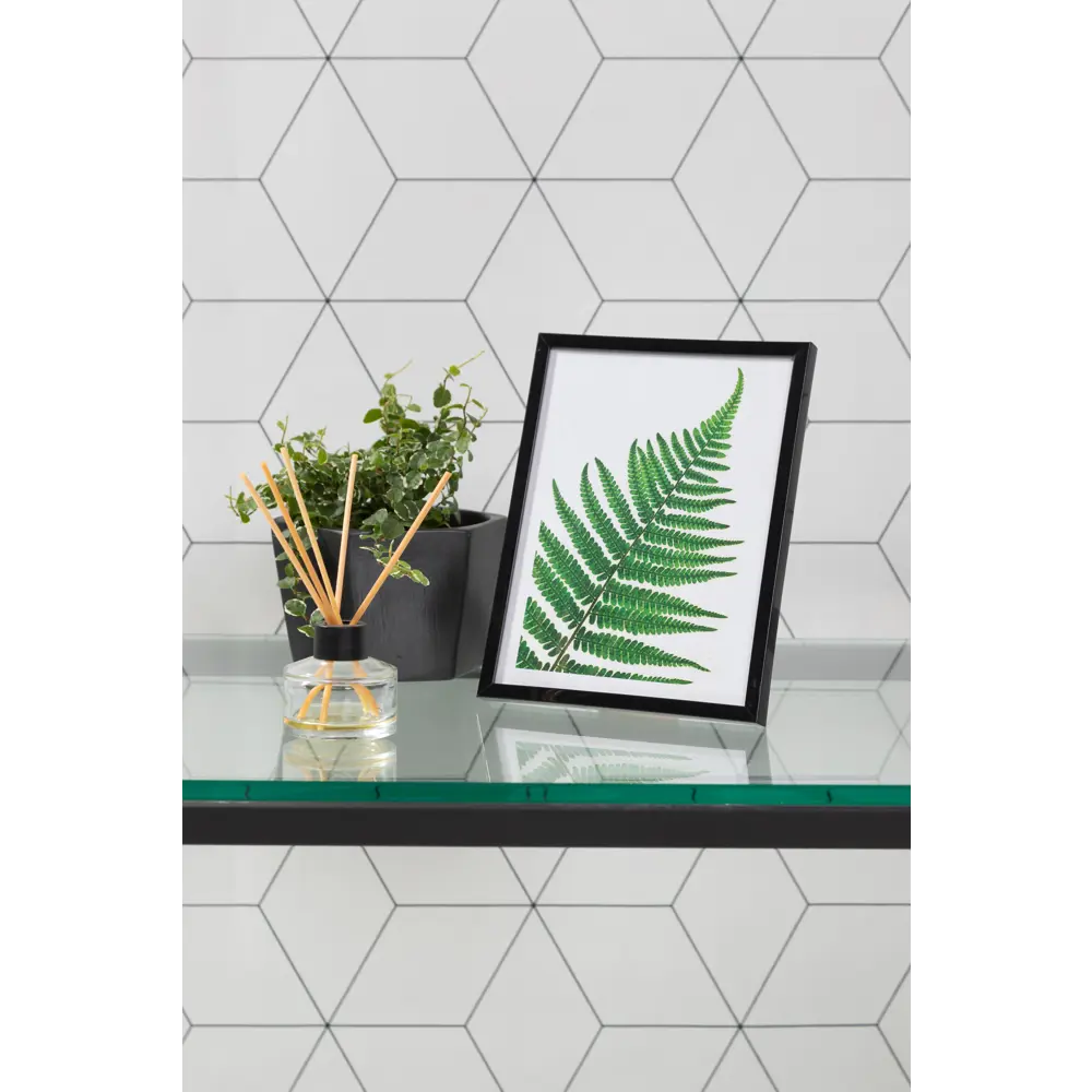 Рамка Inspire Lila 15x20 см пластик цвет черный 89050557 STLM-2071745  - Вид №3