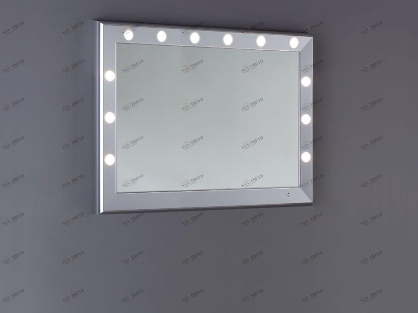UNICA by Cantoni Прямоугольное зеркало из алюминия в раме со встроенной подсветкой Sp sun-id-1378608