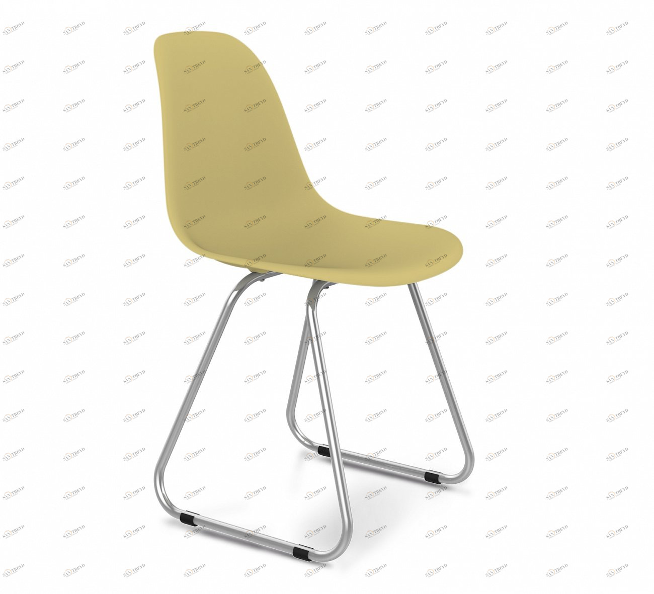 Стул DSR бежевый S38 PP (eames style) SHEFFILTON ДИЗАЙНЕРСКИЕ, EAMES STYLE 015596 Бежевый 